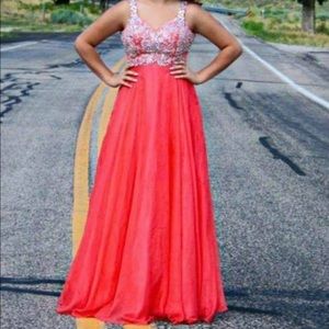 Coral Prom/Pageant Gown